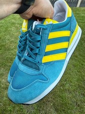 adidas ZX 500 OG Trainers Teal / Yellow UK7 M19294 Deadstock