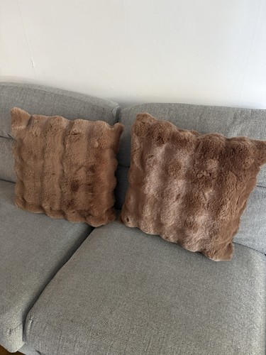 Bubble fur cushions - bubble,