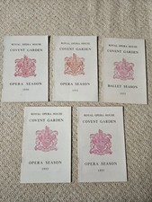 Bundle: Original Covent Garden Royal Opera House Programmes - 1950, 51, 52 & 53