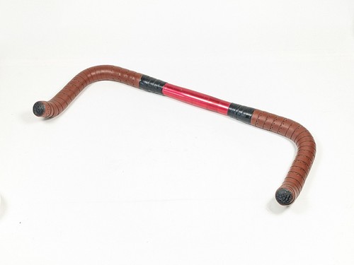 Red bullhorn handlebars 26mm - bullhorn,