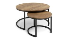 Nomad Nest of 2 Coffee Tables - Oak