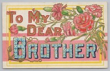Greetings~Roses & Forget Me