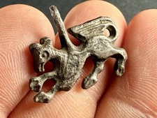 ANCIENT GREEK SILVER GRIFFIN AMULET PENTANT ANCIENT ARTEFACT - CIRCA 300-100 BCE
