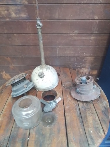 Vintage tilley table - , lamp