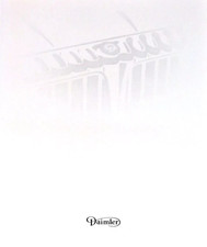 Daimler 4.0/Double Six (XJ40) Brochure - 19pg - Softback - 1994