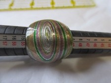 Green Gold Silver Flecks