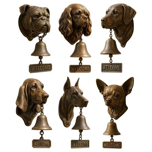 Wall mount dog shaped chime - mount, dog-shaped