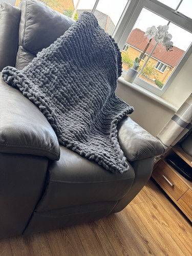 Hand knitted super - knitted,