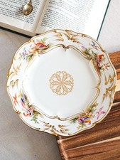 Antique H&R Daniel Sevres Chelsea Exotic Bird  Porcelain Cabinet Plate c1843s