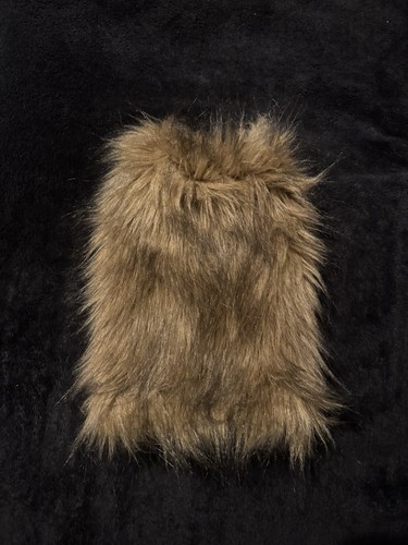 Viking cosplay fur boot - fur,