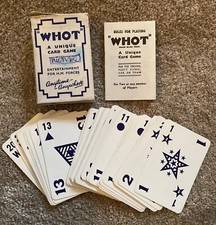 HM FORCES NAAFI EDITION 1930'S Whot Card Game With play Instructions WW2