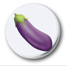 AUBERGINE EMOJI - 25mm 1"