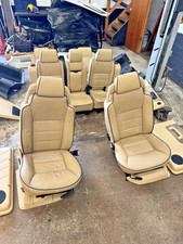 Land Rover Discovery 2 td5  Set of 7 Cream Leather Manual seats Spares or Refurb