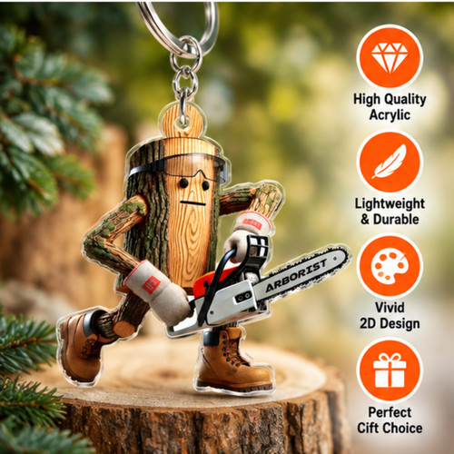 Sawyer chainsaw keychain - chainsaw,