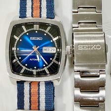 Seiko Recraft Blue Dial Men's Watch - SNKP23 W/ Extra Beautiful NATO Band!