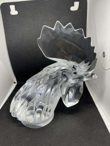Lalique tete coq glass - de, car