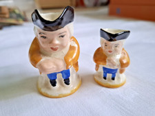 Pair Of Miniature Toby Jugs