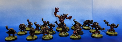 Blood bowl painted skaven team - blood,