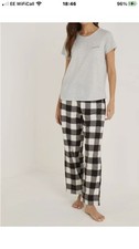 BN Ladies Black Check Pyjama