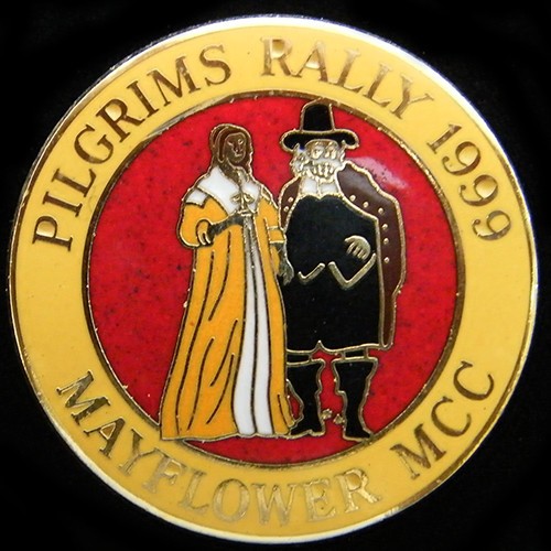 1999 pilgrims rally pin badge - pin,