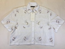 Zara Floral Embroidered Shirt