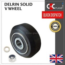 DELRIN SOLID V WHEEL KIT V-SLOT 3D PRINTER CBEAM REPRAP CNC ROUTER UK SELLER