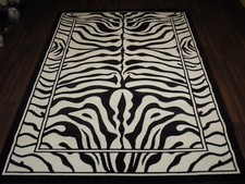 Zebra Rugs Aprox 8x5ft