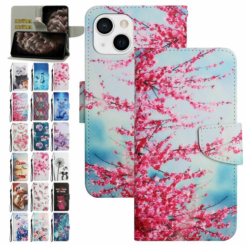 Flip leather flower cat - flower,