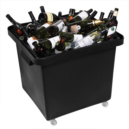 Recycled bottle skip - recycled, 185ltr