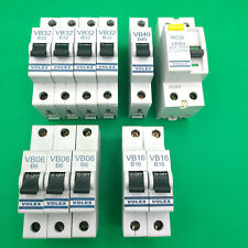 VOLEX MCB RCD VB VB06-B 6A, VB16 B 16A, VB32 B 32A & VB40 B 40A 80A 30mA RCD