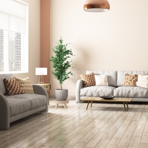 Wood plant stand - plant, shelf