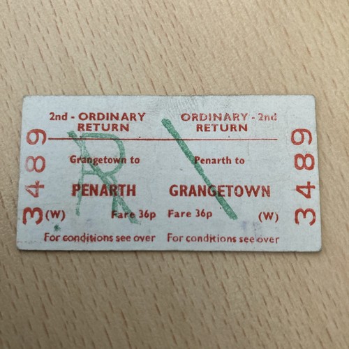 Railway ticket penarth - (.,