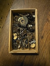 Box of Clock Parts Job Lot