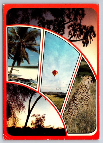 Vintage kenya safari collage - kenya,