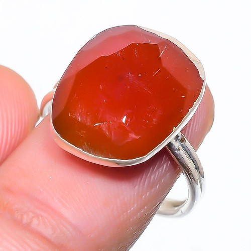 Red carnelian gemstone 925 - red,