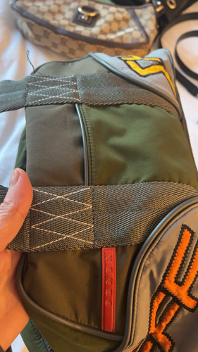 Prada nylon logo - prada, bag