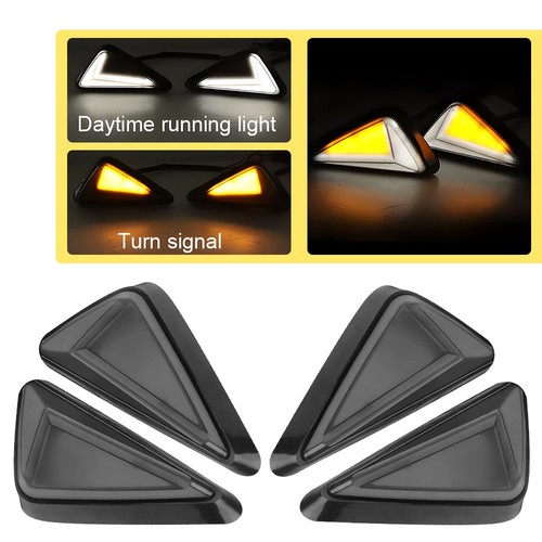 4pcs amber white - 4pcs, motorcycle
