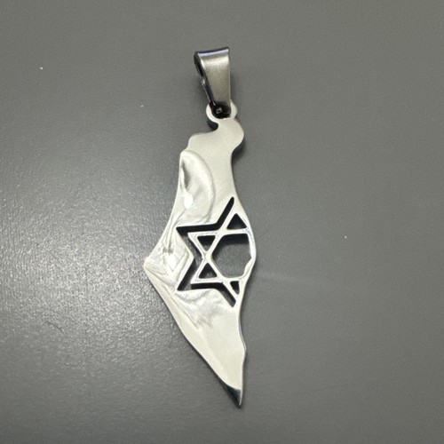Map israel pendant - pendant, jewish