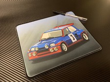 Renault 5 Turbo Rally Car Art Mouse Mat | Pad Classic French Clio Alpine R5 WRC