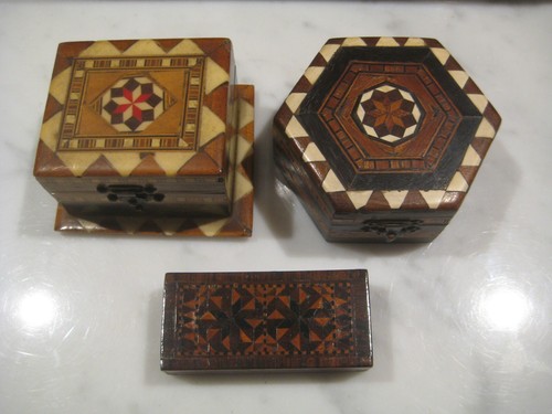 Antique vintage inlaid - 3,