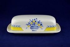 Johnson Brothers Jardinere Yellow Butter Dish - Perfect