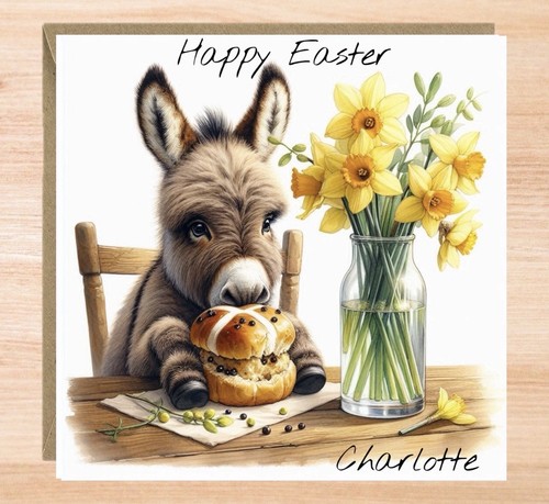 Personalised donkey easter - personalised,