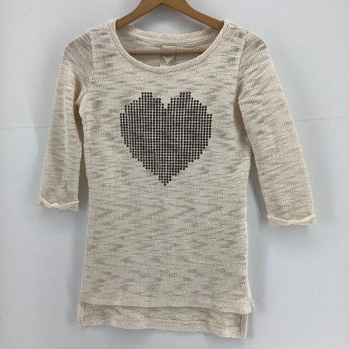 Next cream studded - cream, heart