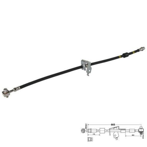 Rear right brake flexi - right,