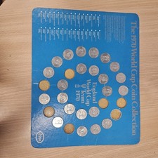 The 1970 England World Cup Esso Coin Colection - Few Missing