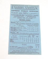Bus Coach Handbill Eastern