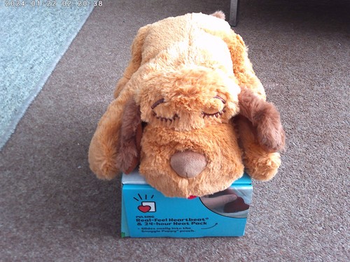 Snuggle puppy heartbeat plush - puppy,