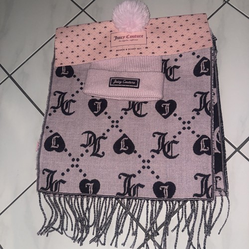 Juicy couture hat scarf set - &,