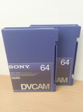 Sony PDVM-64N DVCAM Digital Video Tapes X2