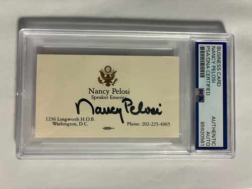 Nancy pelosi autograph speaker - nancy,